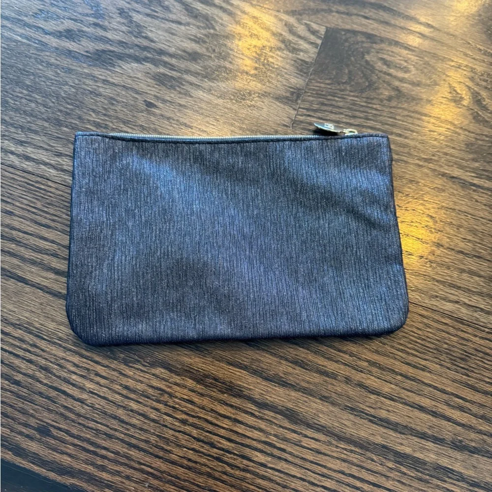 ipsy Gray and Yellow Cosmetic Bag